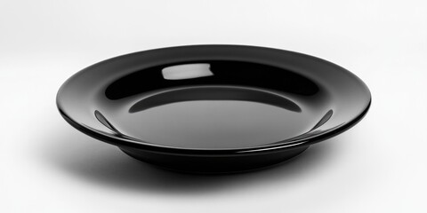 Wall Mural - Black Bowl on White Table