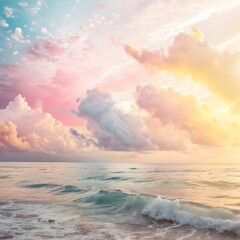 Wall Mural - sunset on the sea