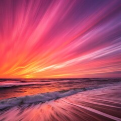 Wall Mural - sunset on the beach