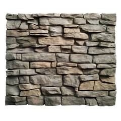 Poster - Decorative stone wall cladding showing rough texture surface