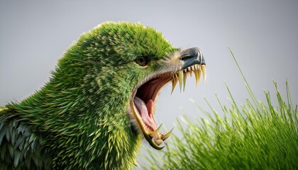 bird in the grass