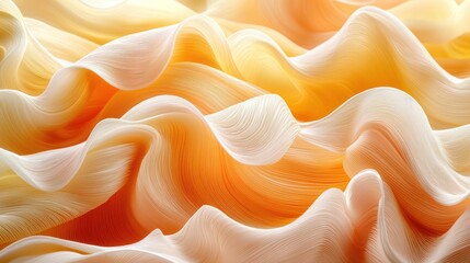 Poster - Abstract swirling creamy texture, soft golden hues.