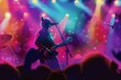 © Ilia - Vibrant concert scene with guitarist