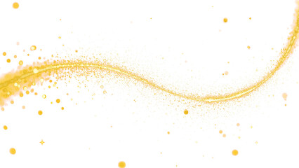 Wall Mural - golden glitter curve shiny sparkling gold glitter curve shiny and sparkling