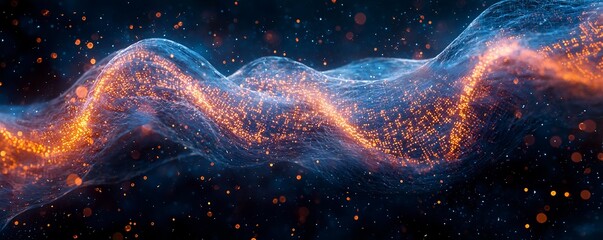 Poster - holographic dna data storage concept with binary sequences interwoven