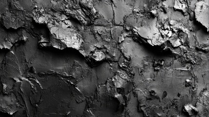 Poster - Textured Black Anthracite Metal and Concrete Surface Background for Industrial and Artistic Design Applications