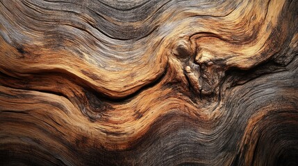Poster - Richly textured weathered wood background showcasing unique grains and organic patterns for design and artistic projects.