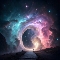 Wall Mural - planet in space