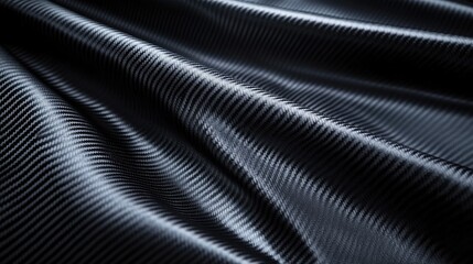 Poster - Smooth Black Anthracite Fiberglass Fabric Background with Subtle Texture Ideal for Elegant Design and Modern Artwork Applications