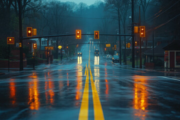 Canvas Print - Rainy Skies