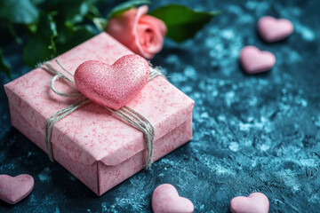 Canvas Print - Valentine Gift Box