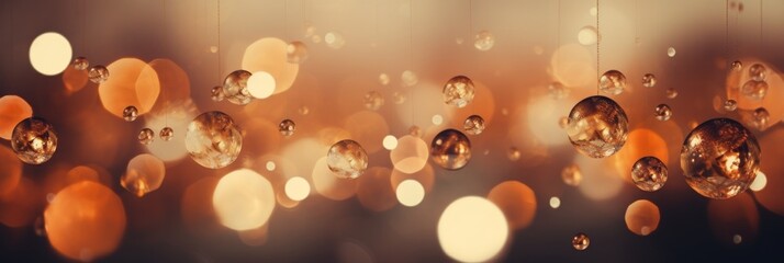 Poster - Vibrant light flares on dark background  festive colorful effects in marsh and orange shades