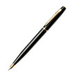 © PERFECTisME - sleek black pen with gold accents. designed for writing its elegant design suggests a professional or luxury purpose. making it suitable for use in business settings. personal correspondence. or as a