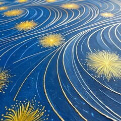 Wall Mural - background with stars