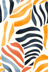 Wall Mural - Abstract Color Stripes seamless pattern 