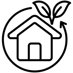 Poster - House Icon