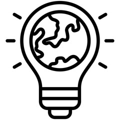 Poster - Bulb Icon