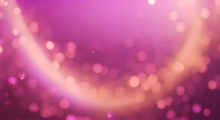 Wall Mural - Abstract bokeh background with pink and golden glitter 4K