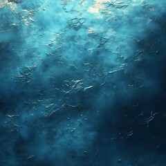 Wall Mural - Deep sea blue textured background with rugged and weathered surface details