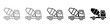 © Posccode - cement truck icon Simple thin line logo set