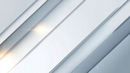 Poster - Abstract Grey and White Background with Dynamic Lines and Subtle Glows for Modern Design and Creative Projects