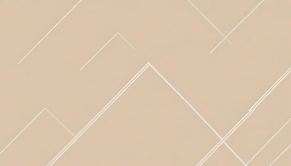 Poster - Abstract Beige Background With White Linear Designs