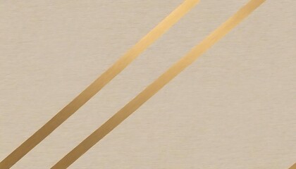 Poster - Beige textured background with gold diagonal stripes