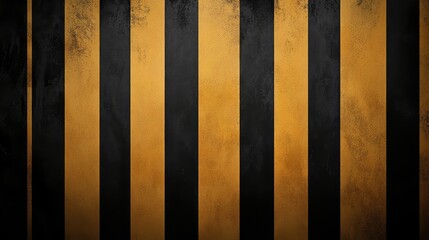 Poster - A chic black and gold striped background with a glossy finish, perfect for sophisticated or modern card designs.