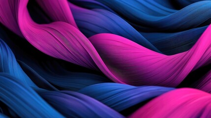 Aufkleber - Noise abstract background idea. Vibrant, flowing waves of blue and pink colors create a dynamic abstract pattern.