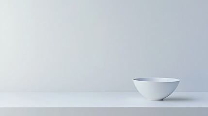 Poster - A simple white background with a hint of texture and soft lighting, perfect for modern, minimalist product photography.