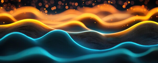 Aufkleber - Noise abstract background idea. Abstract waves of color flowing seamlessly with a dynamic interplay of light and shadow.