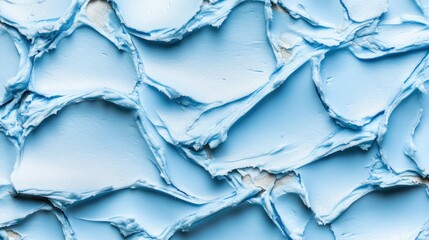 Poster - A smooth pastel blue background with subtle texture, ideal for creating a peaceful and airy atmosphere.