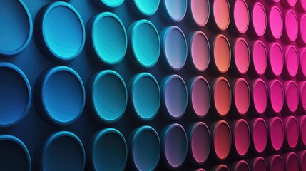 Aufkleber - Noise abstract background idea. Vibrant abstract background with colorful circular patterns and gradients.
