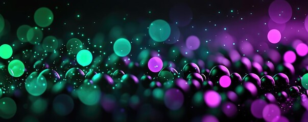 Poster - Noise abstract background idea. Vibrant bokeh effect with colorful lights and blurred background for creative projects.