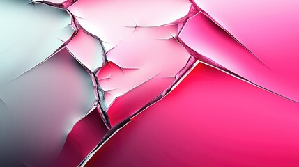 Poster - Torn abstract background concept. An abstract composition with textured layers of pink and white hues, showcasing depth.
