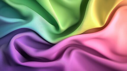 Poster - Noise abstract background idea. Colorful fabric folds create a vibrant and dynamic visual experience.