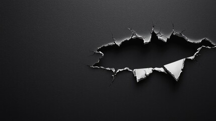 Poster - Torn abstract background concept. A close-up of a torn paper effect revealing textured background.