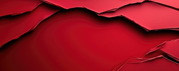 Poster - Torn abstract background concept. Abstract red background with layers, perfect for modern design and creative projects.