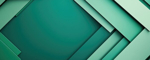 Poster - Torn abstract background concept. Abstract layered design in teal hues, perfect for backgrounds or digital projects.