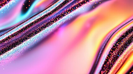 Poster - Sparkle abstract background concept. A vibrant abstract background featuring colorful waves and sparkling elements.