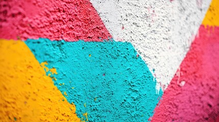Poster - Graffiti abstract background concept. Vibrant abstract wall texture with colorful geometric patterns and fresh designs.