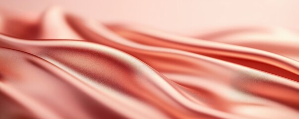 Poster - Sparkle abstract background concept. Soft pink fabric flowing gracefully, creating a sense of elegance and tranquility.