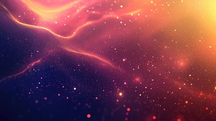 Poster - Cosmic abstract background idea. Abstract colorful background with vivid patterns and sparkling effects.