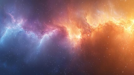 Aufkleber - Cosmic abstract background idea. A breathtaking cosmic nebula showcasing vibrant colors and celestial beauty.