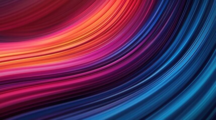 Poster - Cosmic abstract background idea. Vibrant abstract waves of color creating a dynamic and eye-catching visual effect.