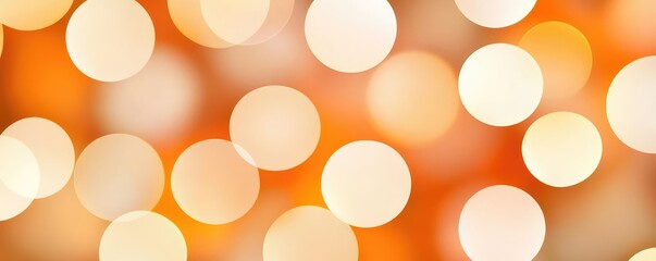 Poster - Circles abstract background concept. Abstract background of colorful bokeh lights in warm hues creates a festive atmosphere.