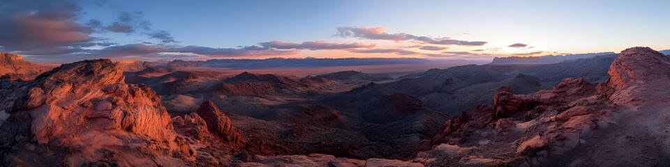 Aufkleber - Panoramic view of the glowing red and orange sandstone layers of The Wave, with the rugged desert landscape stretching into the distance, in 4K resolution