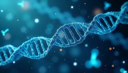 Exploring dna structure and function in biotechnology research laboratory scientific animation advanced technology environment