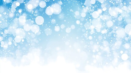 Aufkleber - Light blue background with floating air bubbles, evoking a sense of hygiene, purity, and cleanliness, perfect for health-related themes.