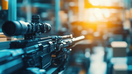 Poster - advanced robot arms for automated packaging line in factory setting